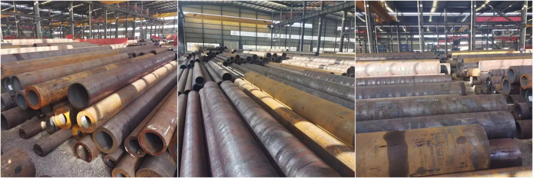 Hot Rolled Carbon Seamless Steel Pipe St37 St52 1020 1045 A106b Fluid Pipe